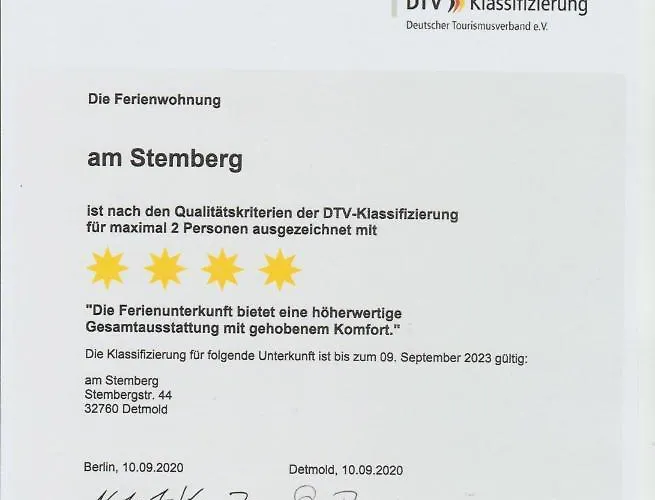 Appartement Am Stemberg *